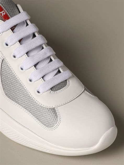 prada white shoes men